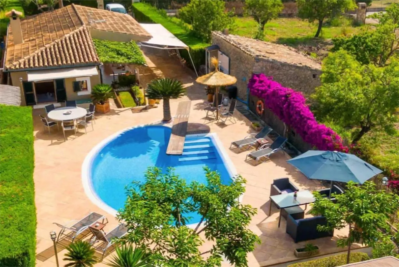 Villa Finca Son Macia, Amplia Piscina, Jardines En Selva, Cerca De Playas