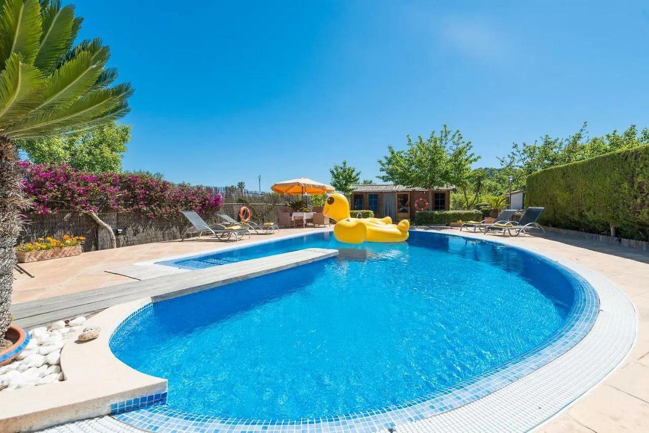 Villa Finca Son Macia, Amplia Piscina, Jardines En Selva, Cerca De Playas
